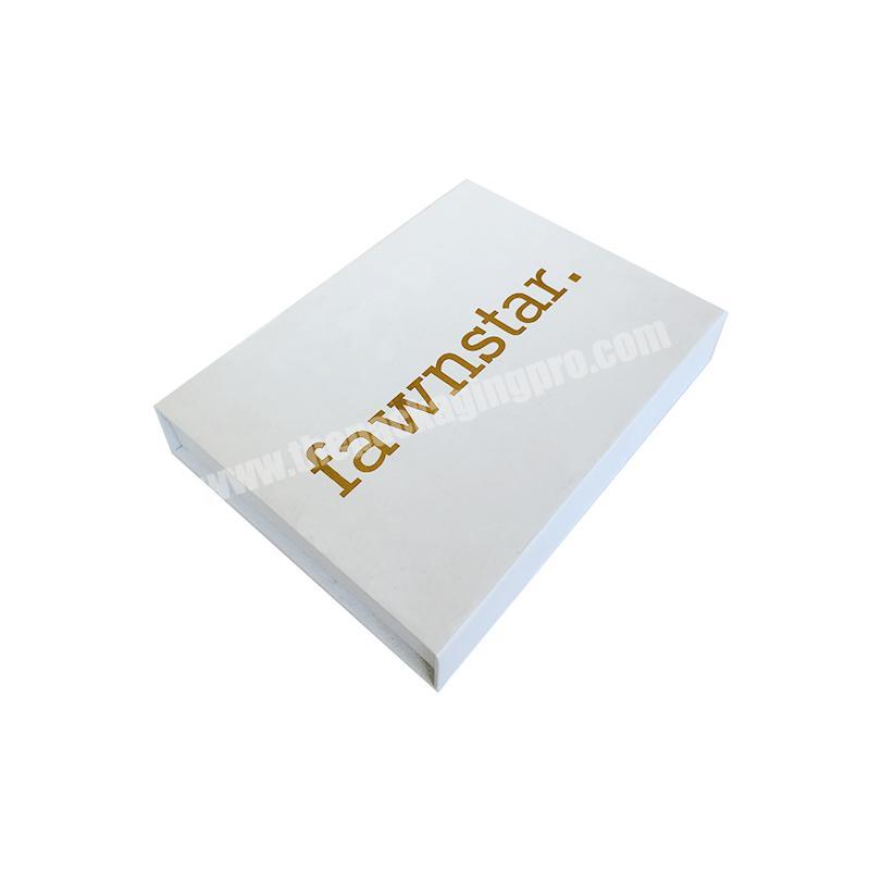 Product Foldable Logo Golden Chocolate Recycled New Style Custom Paper Gift For Apparel Clothes Uv Varnish Folding Jacket Box