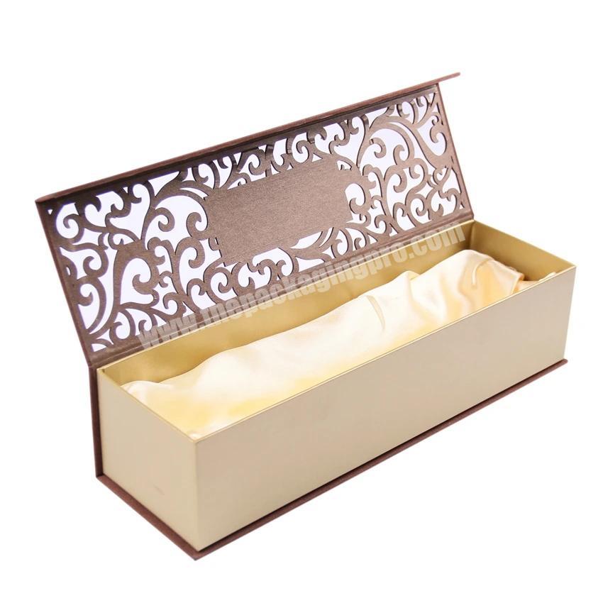 Wholesale book shaped cardboard wine packaging boxes