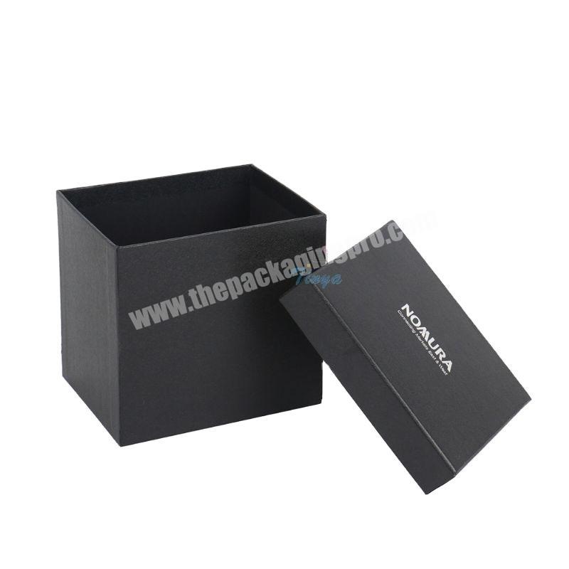 matt black packaging box for candles