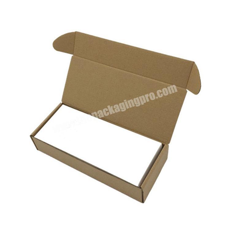 Corrugated Black Hot Stamping Gold Silver E-commerce Tuck Top Make A Custom Packaging Packaging Paper Box With Pvc