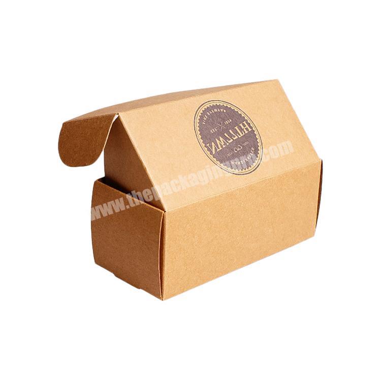 Brown Partitions White Mailing Packing With Custom Grey Printing Shirt Apparel Book Corrugated Shipping Carton Box Foldable
