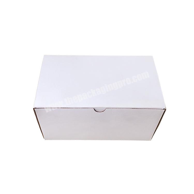 Professional factory popular plain white or brown corrugated cardboard postal flat bulk mailing boxes