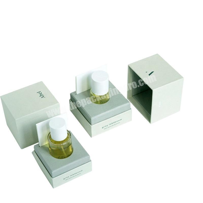 Luxury perfume box with lid perfume gift box with logo custom for lady