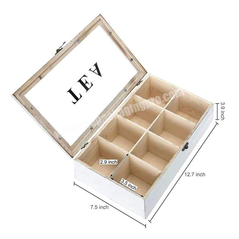 2021 Customized  factory direct sales glass top cover display package empty gift box