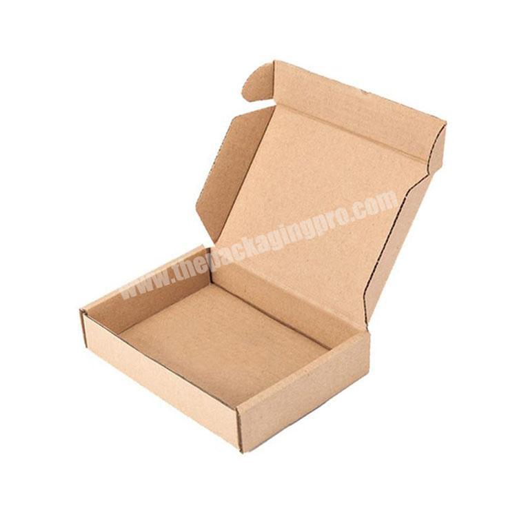 E-commerce Rigid Packaging Lid-off Gift Sturdy Cardboard Brown Craft Paper Airplane Box