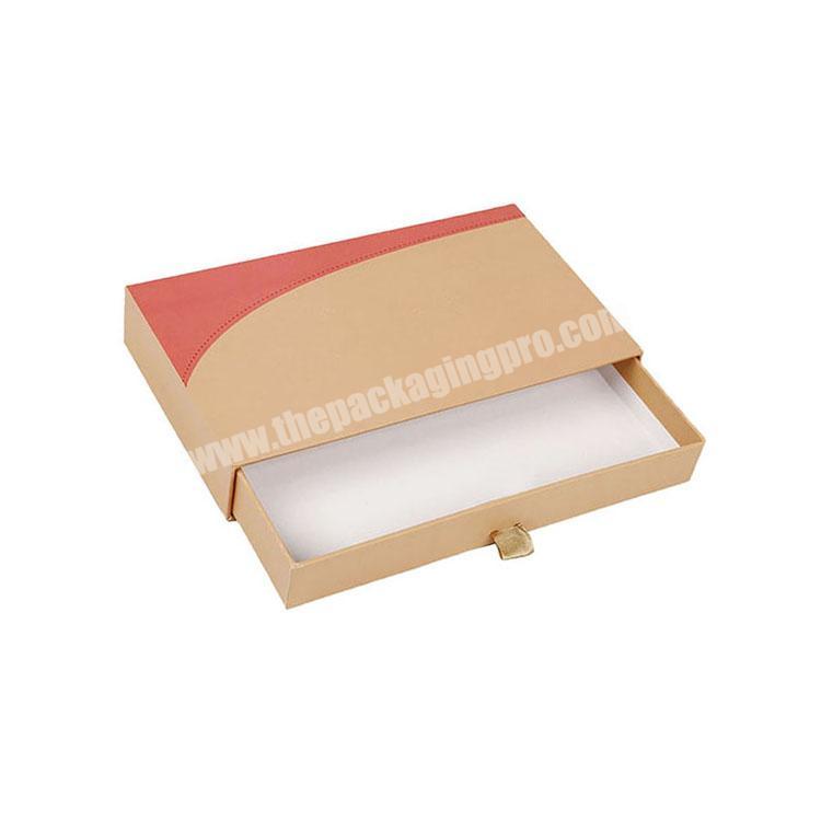 Paperboard Plain White Chocolate Velvet Cardboard Custom Luxury Rigid Material Small Drawer Paper Perfume Gift Packaging Box