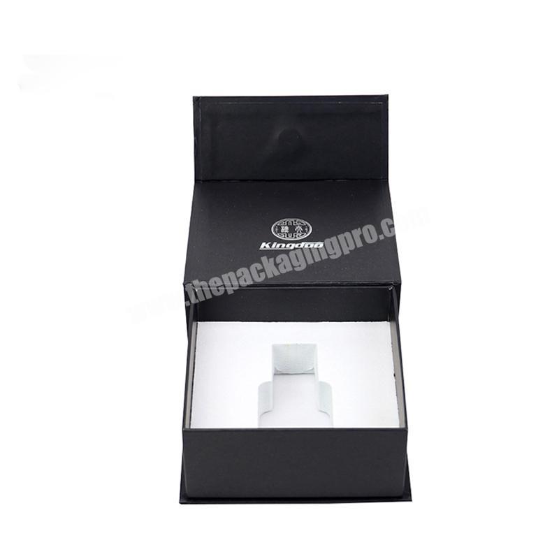 Factory price Flip box type built-in EVA cardboard perfume box