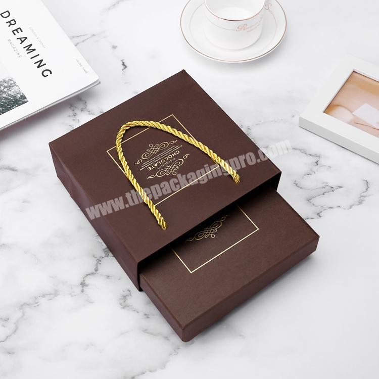 Premium Black Varnishing Drawer Durable Packaging Mumbai Box For Wedding Invitations Retail Cardboard Candy Chocolate Boxes