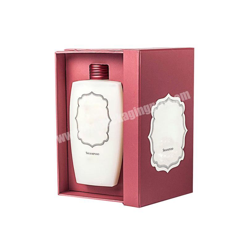 Custom printing logo shampoo Box With  bottle  packaging paper Gift box