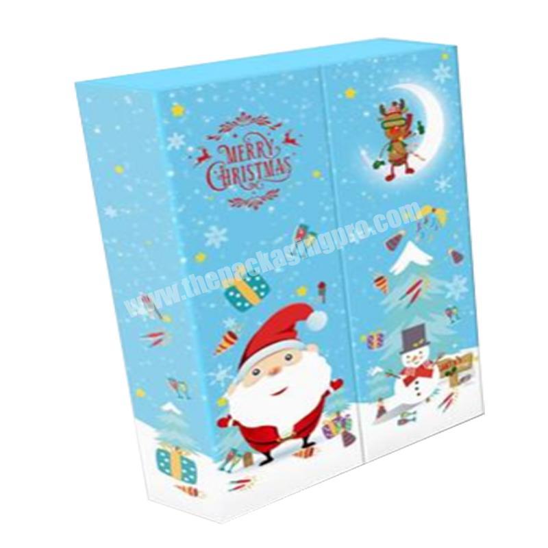New design advent calendar chocolate Christmas box for candy packaging