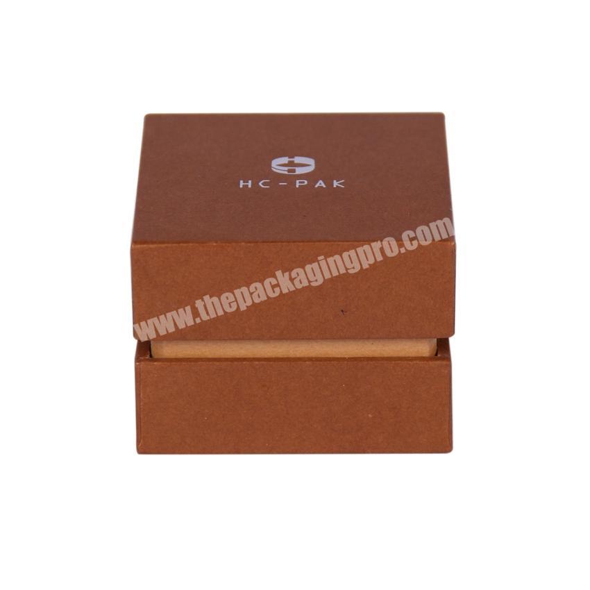 Wholesale PU leather ring box custom cardboard jewelry boxes with logo