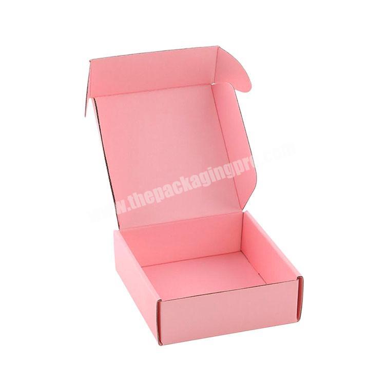 Color Hot Stamping Gold Silver E-commerce Airplane Big Corrugated Paper Packaging Box Jewelry Easy Shipping Boxes