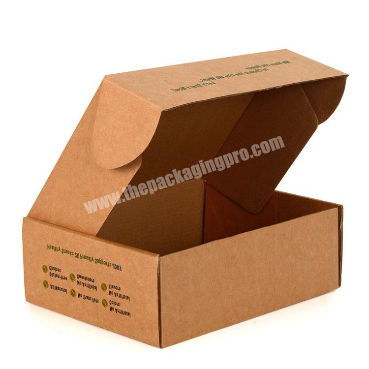 Retail Clothing Mask Sunglass Delivery Skin Care Sock Packaging Standard Printed Brown Corrugated Cardboard Shipping Box