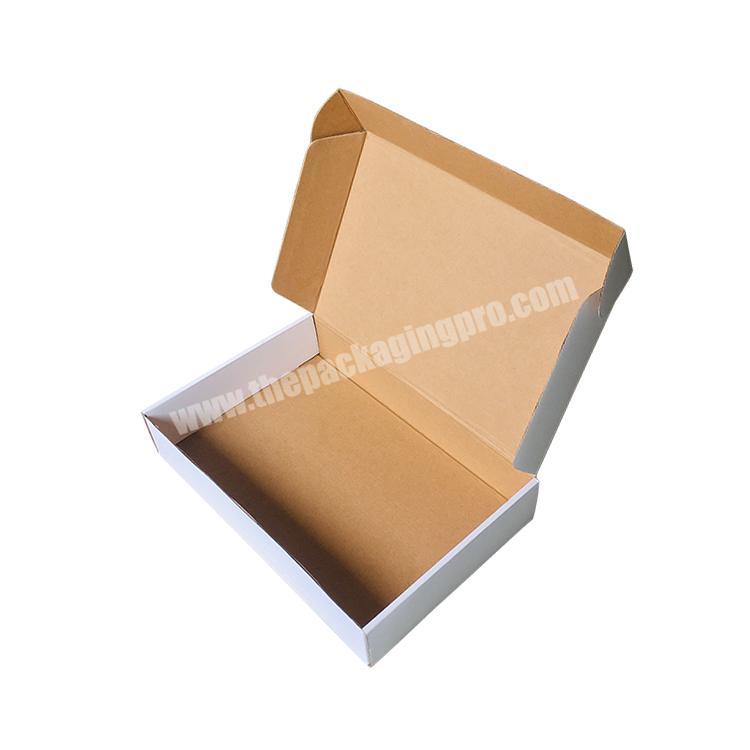 Mengsheng eco kraft flat recycled paper cardboard W9 wholesale shipping custom printed packaging mailer box