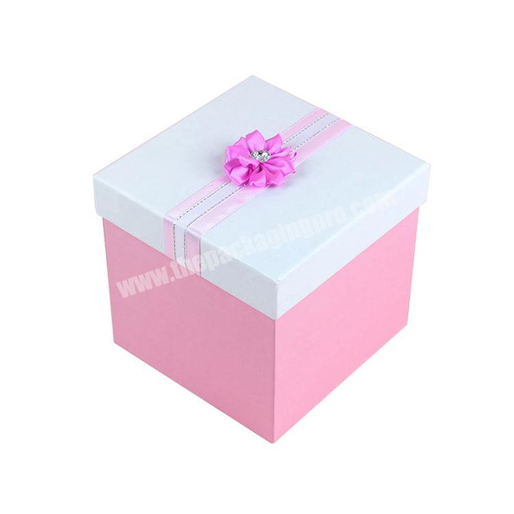 High Quality Paper Black Varnishing Chocolate Rose Gold Gift Large Decorative Boxes Lids For Gifts Small Box Basket With Lid