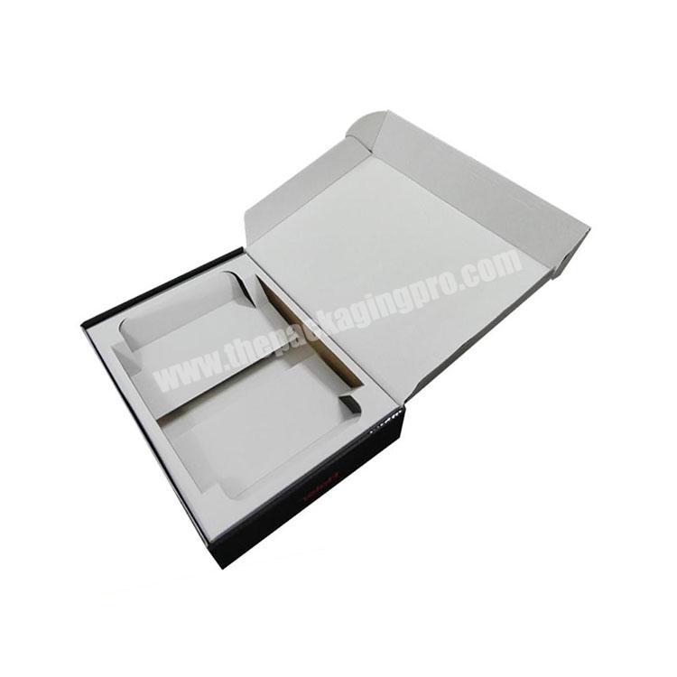 Gift Color Varnishing Dress Front Tuck Packaging Foldable Corrugated Wine Mailer 6x4x2 Poster Mailing Cardboard Round Box