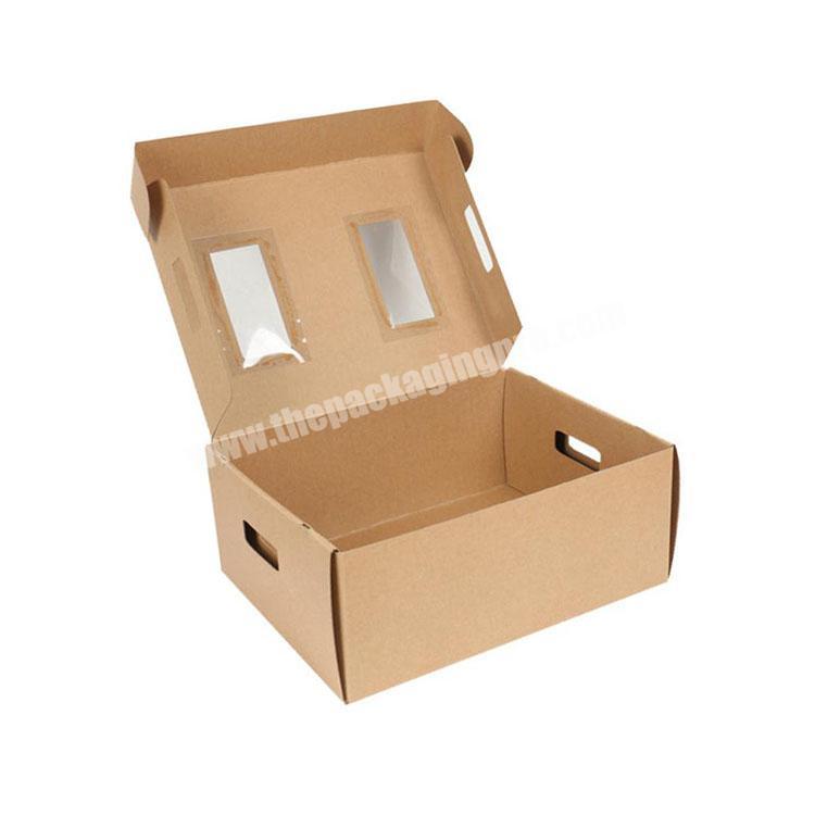 Card+corrugated Material Color Sport Uv Cosmetics Flat Tea Cartons Corrugated Boxes Tomato Packaging Brown Carton Box For Sweet