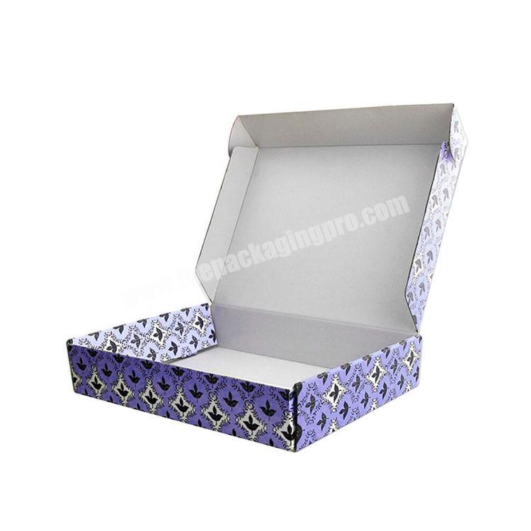 White Hot Stamping Gold Silver Cosmetic Tuck Top Paper Brownie Packaging 2mm Made From Microflute Cardboard Black Corrugated Box