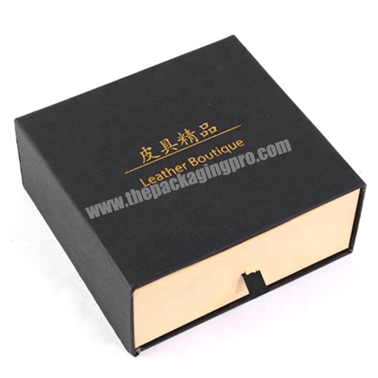 Slide Out All Kind Brand Different Design Colorful Black Flat Custom Fashion Logo Printed Paper Sliding Box