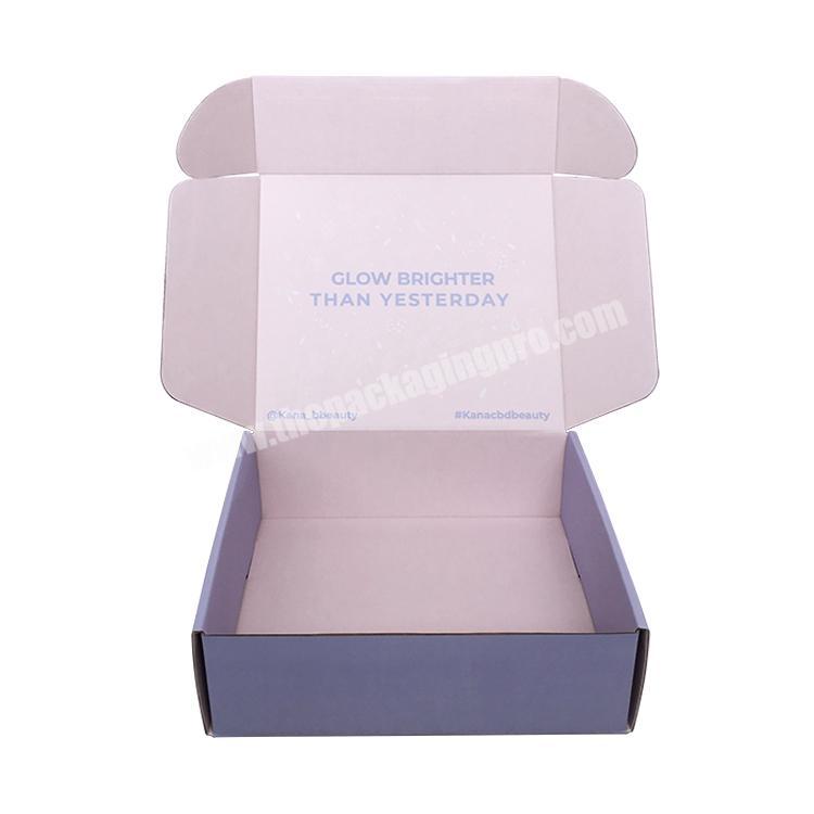 Corrugated White Hot Stamping Gold Silver E-commerce Airplane Bath Bombs Top And Bottom Chocolates Tea Gift Paper Box