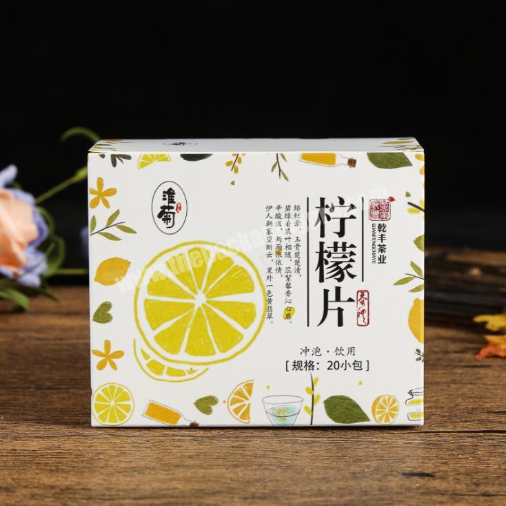 2020 Custom Design Printing Logo White Cardboard Paper Food Packaging Box