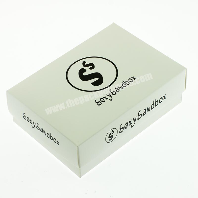 2020 Custom Printed Logo High Quality White Gift Paper Packaging Box