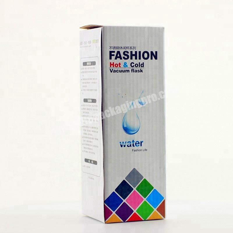 2020 Factory Wholesale New Product Ideas Paper Water Bottle Packaging Gift Box