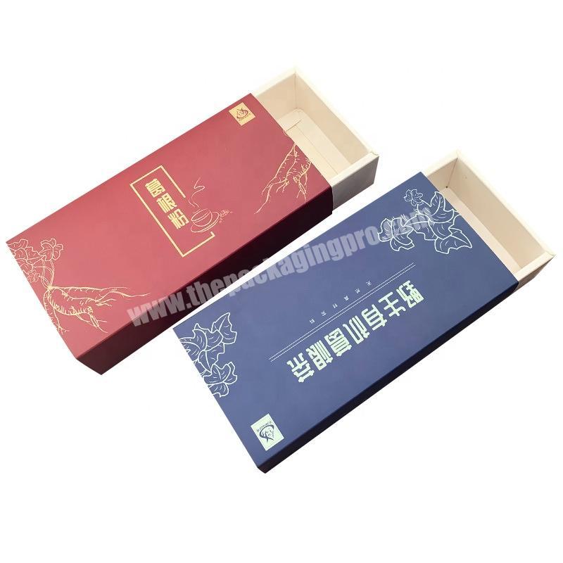 Custom Tea Food Paper Card Box with Logo Printing Paper packaging box