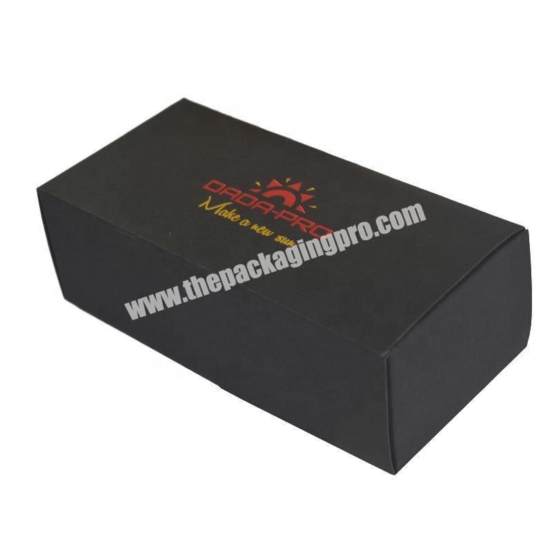 2021 Customized  paper Glass box color printing black paper box Packing Drawer box