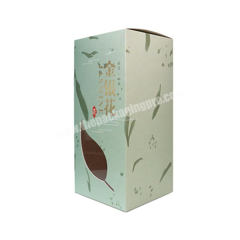 2021 wholesale Tea box, Color printed White art paper gift Packaging boxes