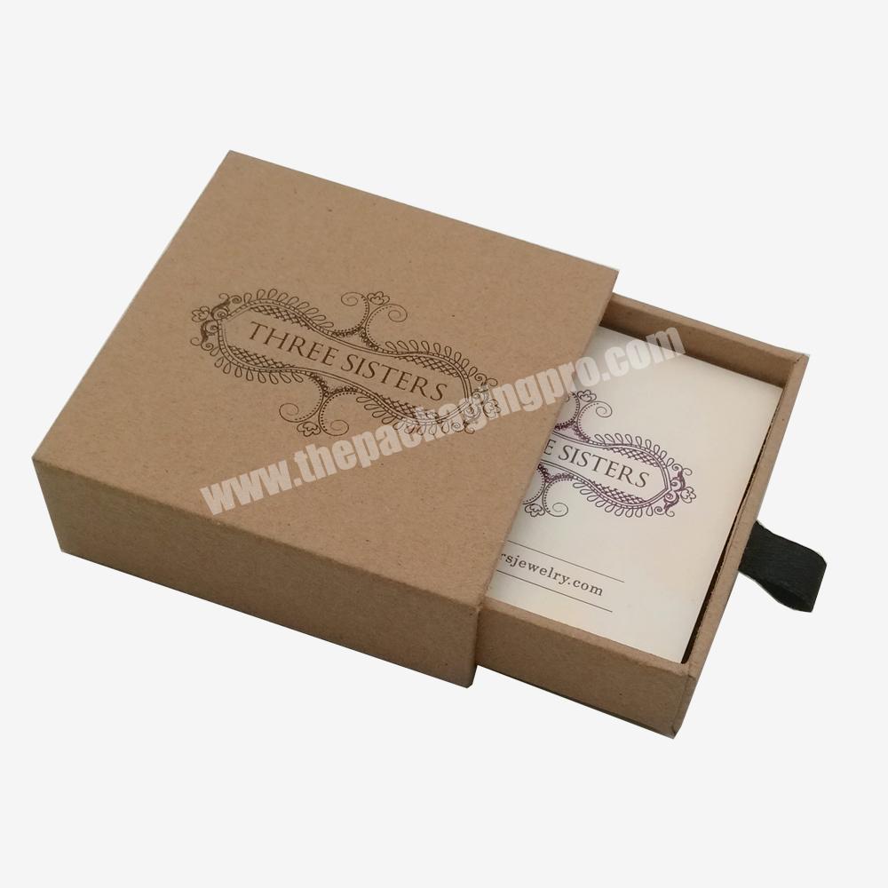 Cardboard craft gift carton kraft paper packaging brown box