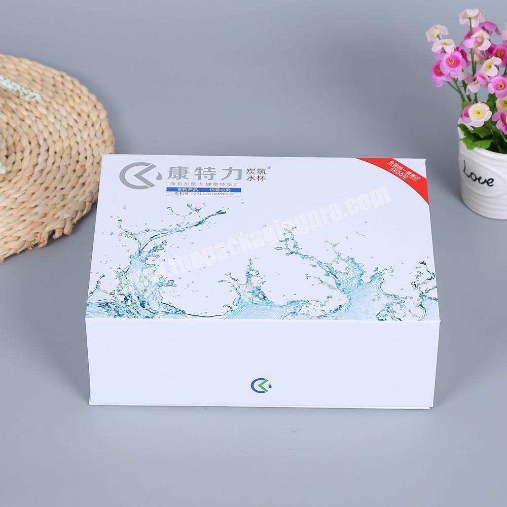 China Factory Luxury Clamshell With Magnetic Closure For Cup Packaging Gift Boxes