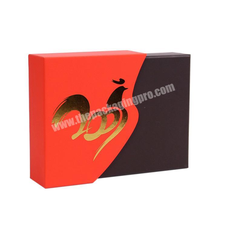 China High-end custom paper box black,paper chocolate packaging box