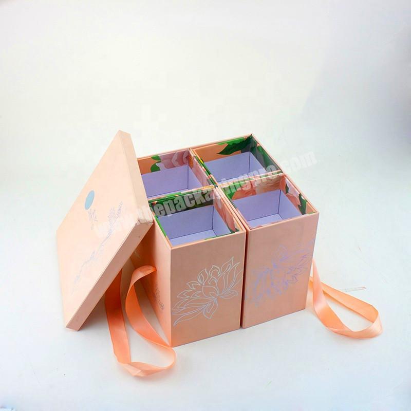 China Manufacturer Luxury Uv Coating Special Designed Gift Packaging Box With Handle