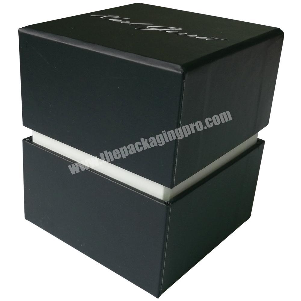 China wholesale custom watch gift box packaging for men with foam tray