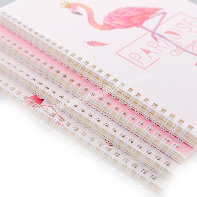 Creative simple candy color thickening spiral Book coil Book Notepad student note exercise book office supplies