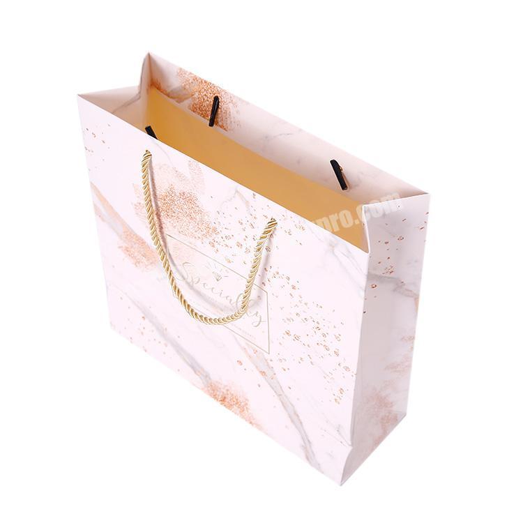 Custom Design High Quality Special Paper Stamping Printing Packaging Bag For Gift