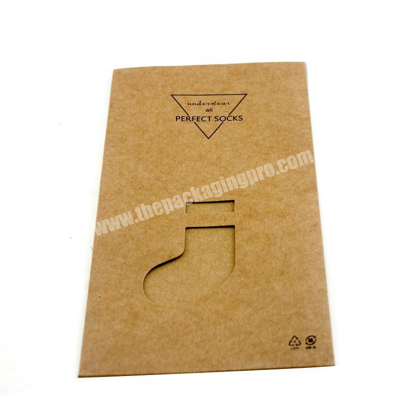 Custom Design Kraft Paper Cardboard Sock Paper Box, Box Packaging Kraft Paper