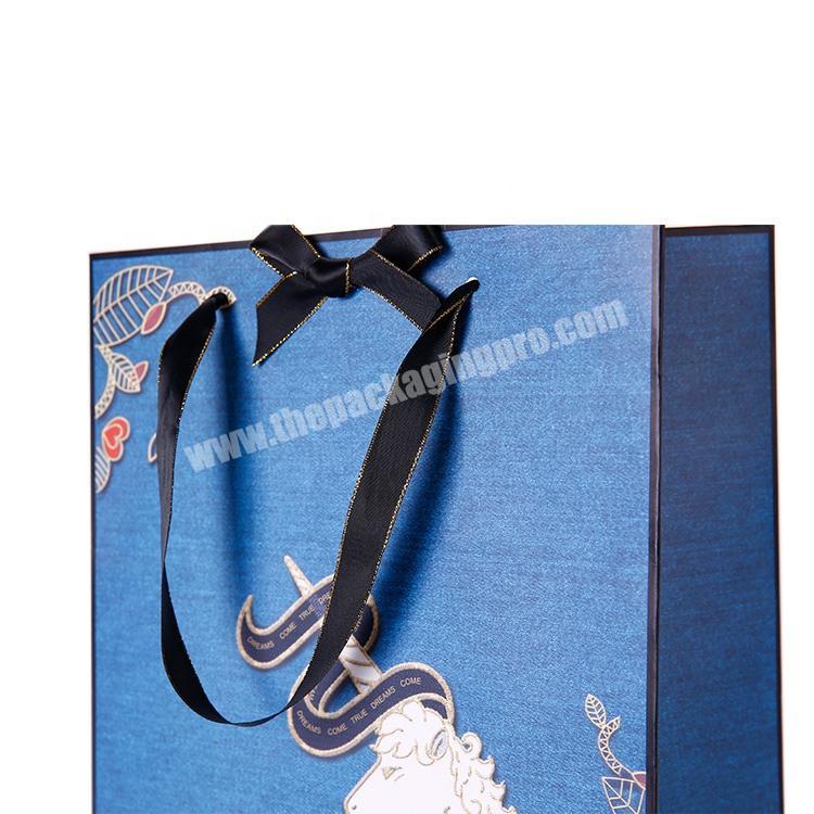 Custom Design Own Logo High Quality For Gift Bag Paper Bags With Handles