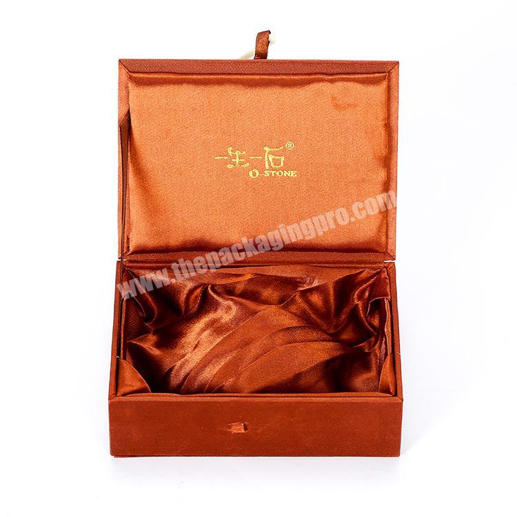 Custom Made Paper Packaging Boxes Cardboard Gift Box With Silk For Jewelry