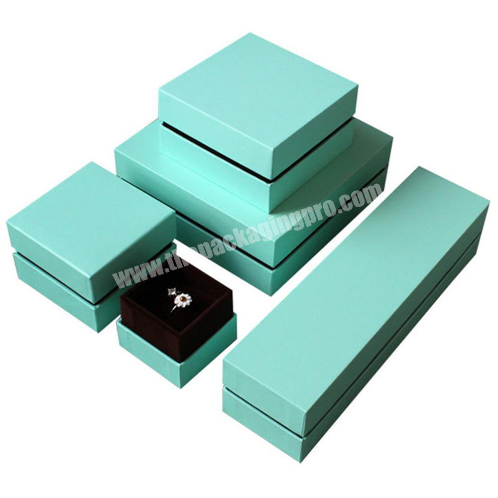 Custom Pink paper gift set luxury jewelry packaging box