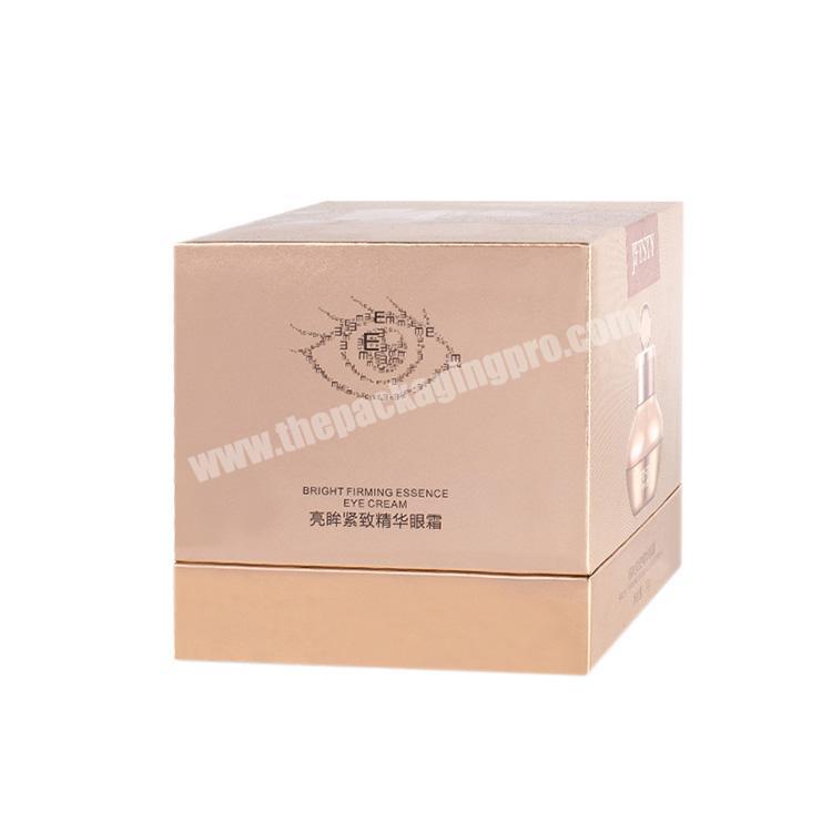 Custom Printed customized cosmetic paper boxes foldable,paper card gift boxes for eye cream