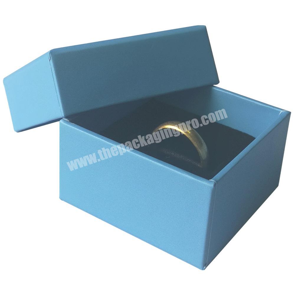 Custom beauty and white printing small cardboard gift box for ring