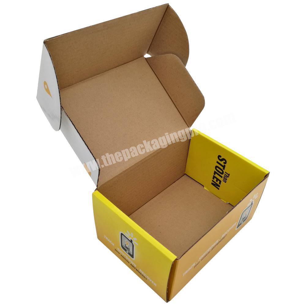 Custom colored cardboard carton packaging corrugated box
