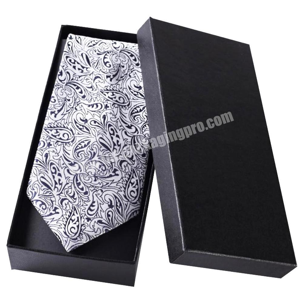 Custom gift paper wholesale necktie packaging bow tie box