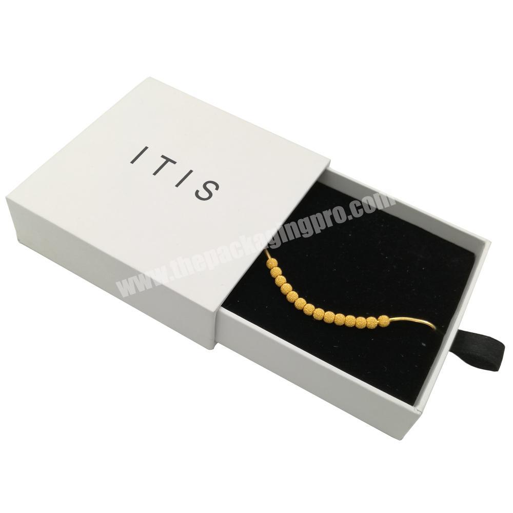Custom logo gift paper luxury jewelry packaging box