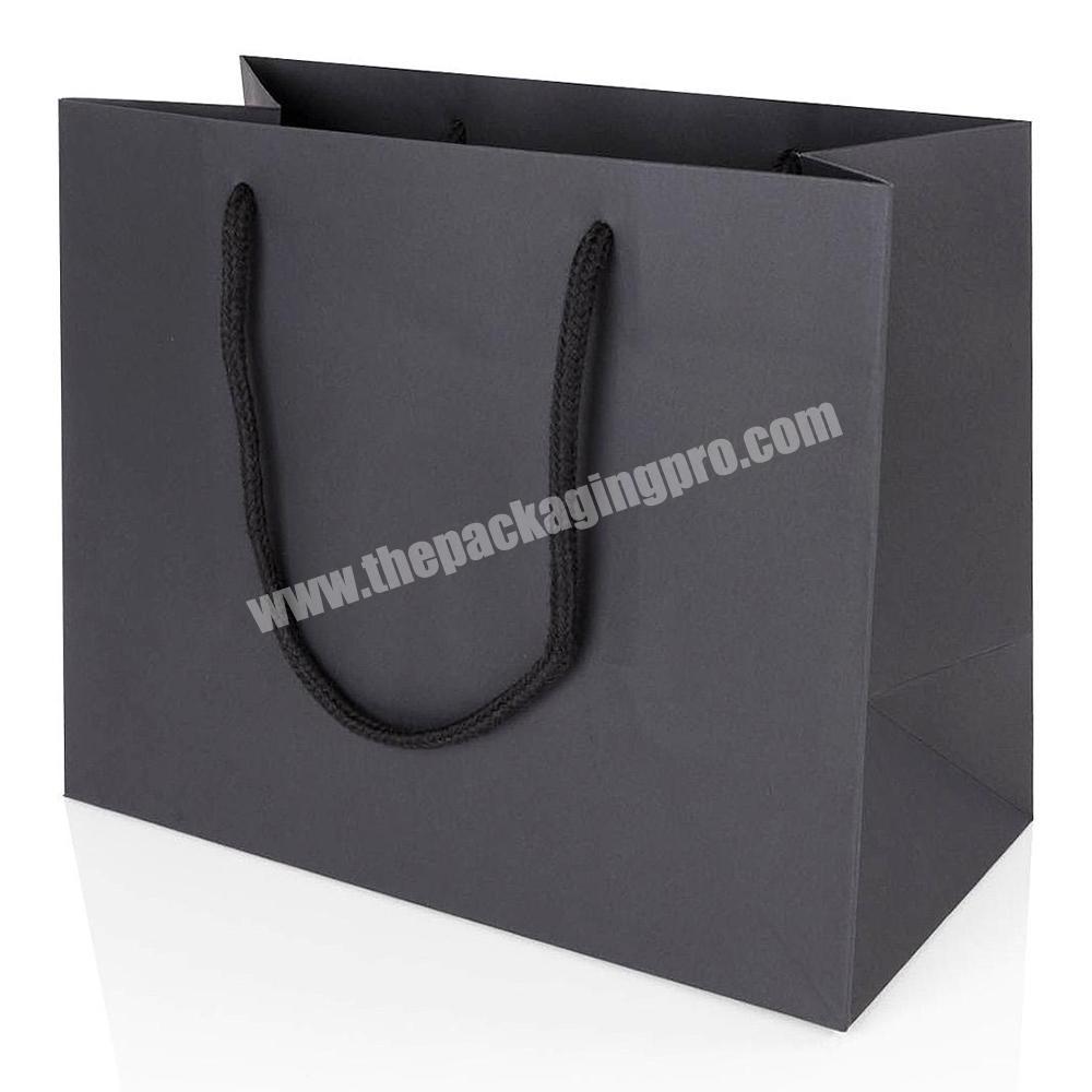 Custom logo gift recycled luxury shopping paper bag print