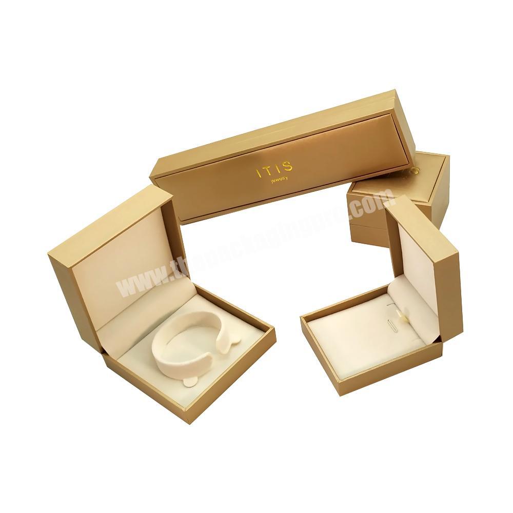 Custom logo luxury large pu leather jewelry box