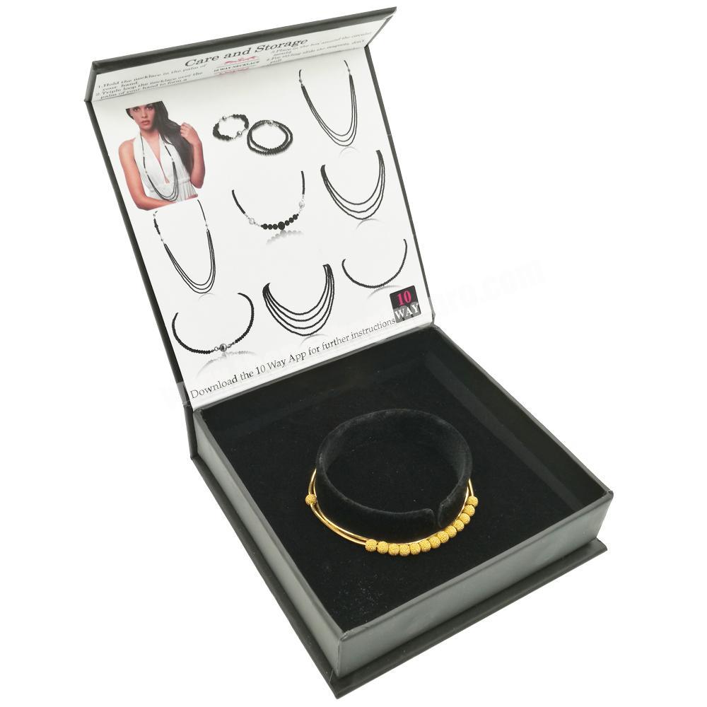 Custom logo packaging jewelry luxury gift box bracelet