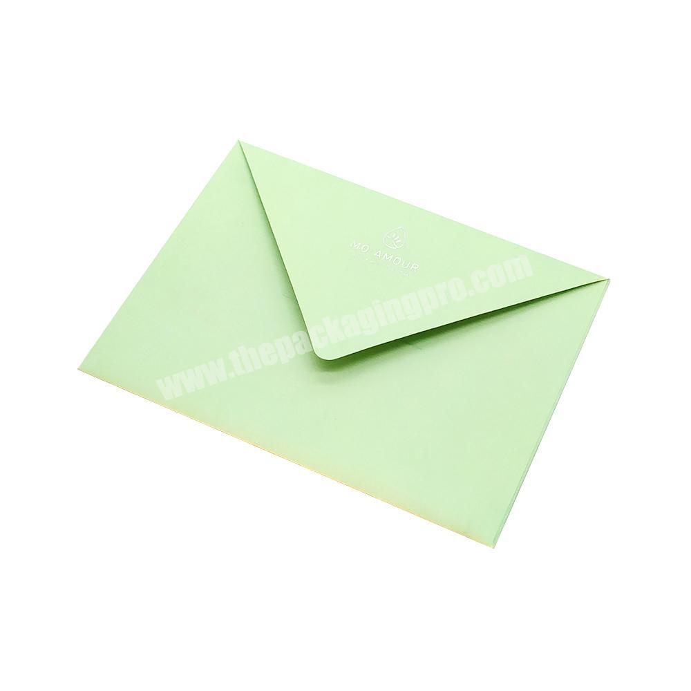 Custom logo print rigid packaging cardboard envelope
